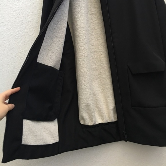 COS black cocoon coat - Picture 6 of 8